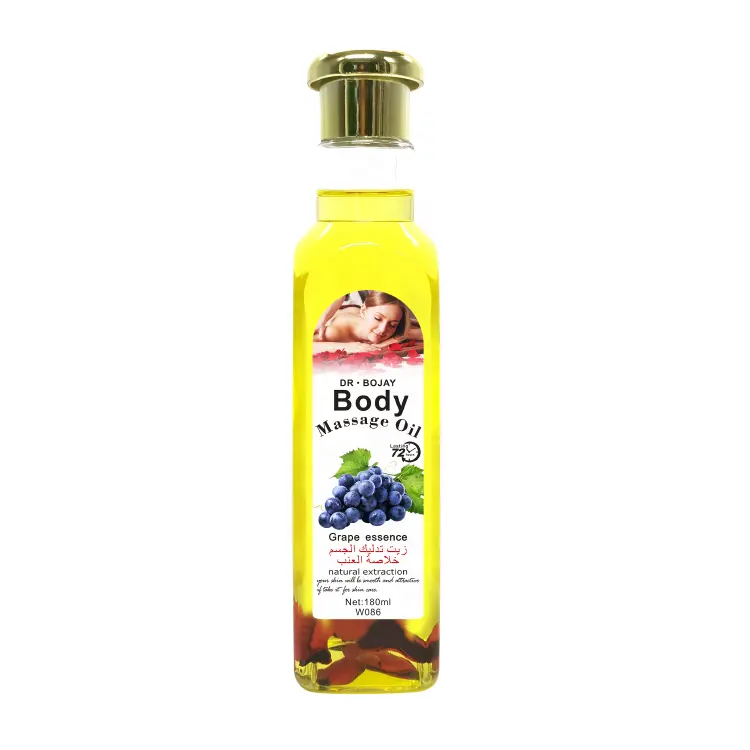 DR.BOJAY Natural Grape Essential Oil Body Massage Oil 180ml Supply Of OEM Services