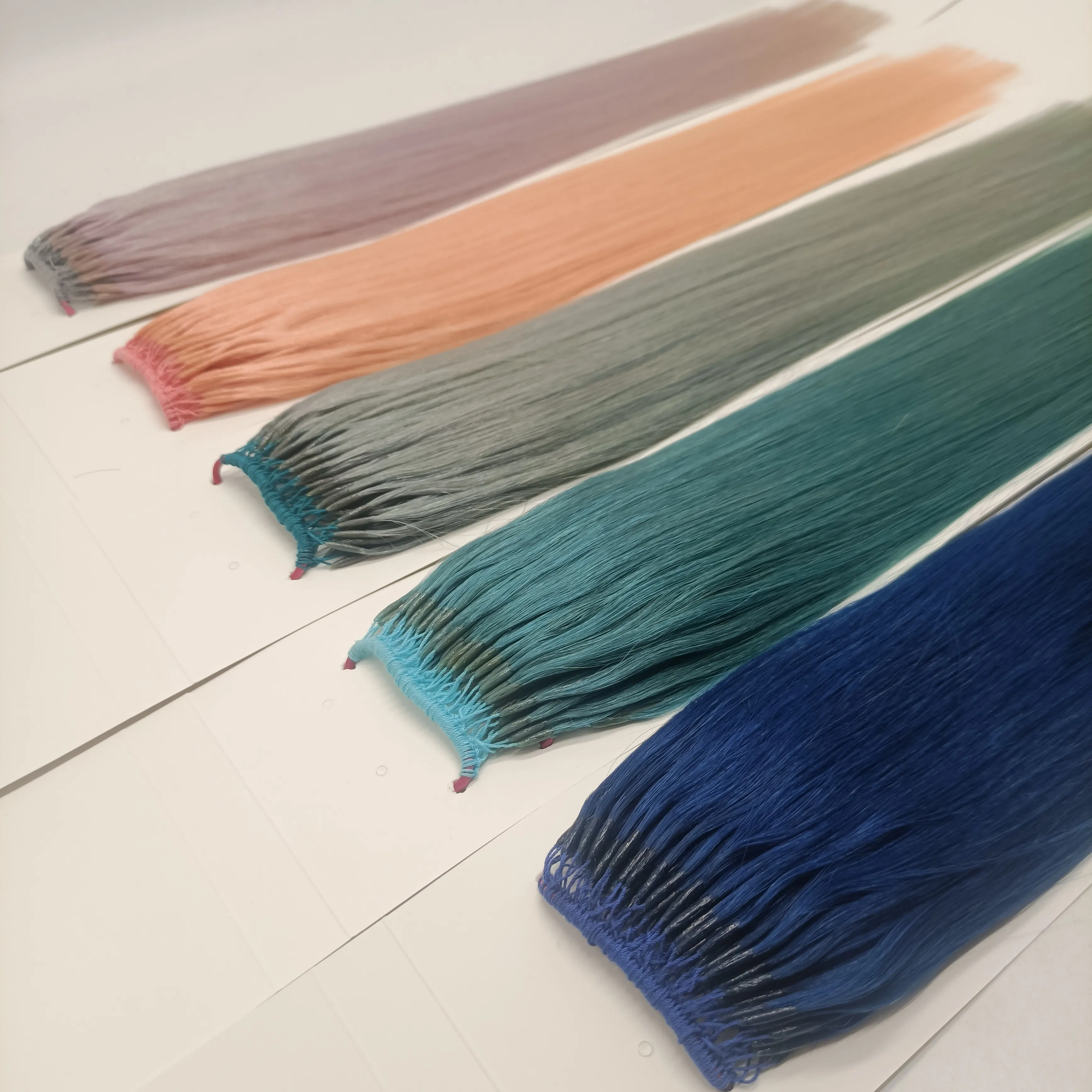 2019 Yishu hair factory double drawn Top Quality Light Color Tape /Clipins /I Tip Hand Tied Weft Human Hair Extension