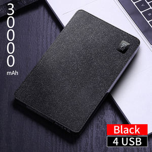 공장 새로운 2019 트렌드 12v 4 USB 전원 은행 고용량 30000mAh LED 충전 표시기 가죽 지갑 케이스 레스토랑 - Product Image 4