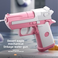 Pistolet à eau transfrontalier Sand Eagle, à tir manuel et automatique, à chargement arrière, jouet pour enfants, modèle en plastique pour l'extérieur, vente en gros