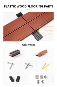 ขายดีพื้นไม้ WPC กลางแจ้งกันน้ำและโซลูชันการบำรุงรักษาต่ำ - Product Image 6
