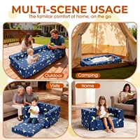 Nouveau lit de voyage et chaise longue portable 2-en-1 pour tout-petits, personnalisable en usine, lavable et pliable, pour enfants, modèle 2026