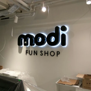 สแตนเลสตัดออกจดหมาย Backlit ป้ายกลางแจ้ง Led เข้าสู่ระบบ - Product Image 5