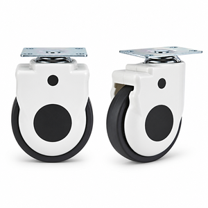 Ruedas universales de caucho artificial TPR para ventiladores de oxígeno, ruedas médicas silenciosas para equipos de camas de hospital y cuidados médicos. - Product Image 3