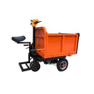 Mini-dumper 1T en acier, à essence, autopropulsé, avec roues pneumatiques pour la manutention de matériaux de construction - Product Image 5