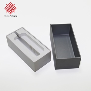 Baoren Packaging Rigid Rectangle Box Grey Board Die Cuts Cosmetic Packaging High-End Custom Order Heaven and Earth Cover <b>Boxes</b> - Product Image 1