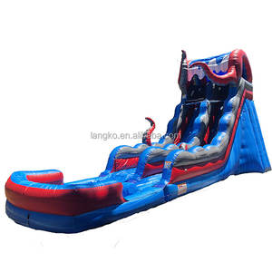 กระดานลื่น<span class=keywords><strong>เป่า</strong></span><span class=keywords><strong>ลม</strong></span>เล่นเกมกลางแจ้งพร้อมเครื่องเป่าลม - Product Image 6