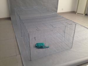 Cage pour chien en métal pour l'extérieur Hutch Lapins Play Pen avec couvercle Cage pour lapin - Product Image 2