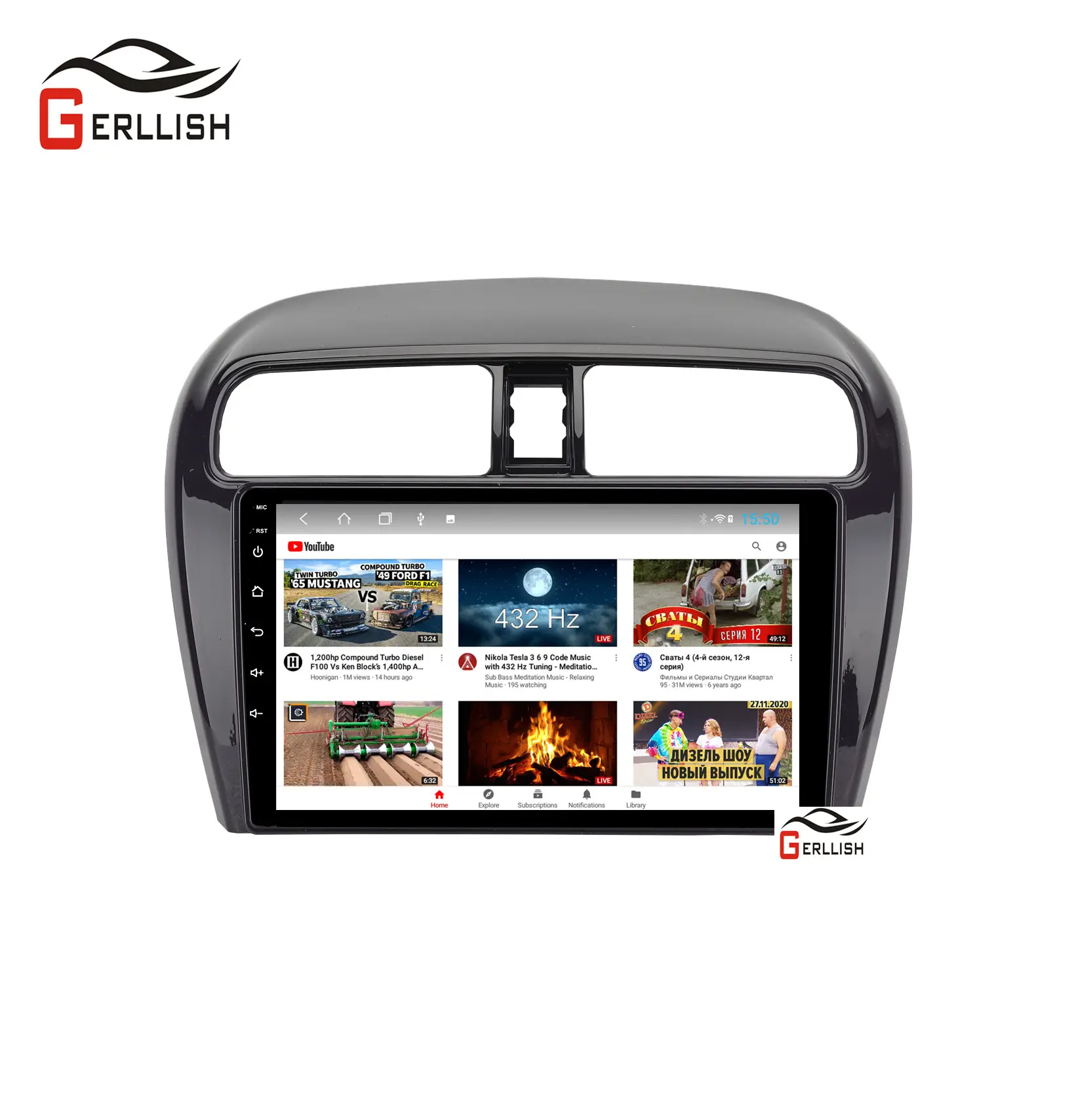 Android Auto Radio Multimedia Dvd-speler Voor Mitsubishi Mirage Attrage G4 2012-2016 Autoradio Navigatie Met Wifi Swc gps Video