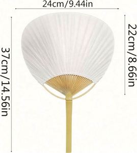 Éventail rond en bambou sculpté, art populaire japonais, idéal pour les événements, thème amour élégant, cadeau de mariage - Product Image 3