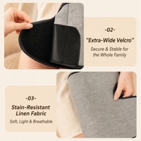Masseur de mollets et de jambes à compression d'air à chaleur constante, sans fil, portable, OEM ODM, pour le fitness