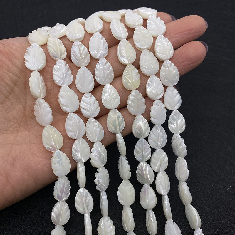 6mm Natural Shell Button Pieces Loose