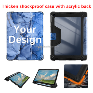 Étui magnétique pour tablette <span class=keywords><strong>iPad</strong></span> Air 11 M3 2025 M2 2024 6ème génération 11 pouces, housse de protection antichoc en cuir PU - Product Image 4