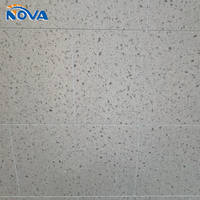 Panneaux de revêtement mural SPC, imitation terrazzo, imperméables, ignifuges, anti-moisissures, installation facile par emboîtement, design moderne, panneaux muraux