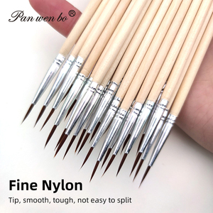 Vente en gros OEM ODM de pinceaux pour <span class=keywords><strong>peinture</strong></span> acrylique cheveux nylon Set de pinceaux de <span class=keywords><strong>peinture</strong></span> pinceaux de détail miniatures - Product Image 5