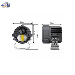 AlcantaLED 80W LED Spot sel ışıkları Off Road 6000K LED çalışma ışığı kafa ışık motosiklet kamyon SUV 4WD 4x4 tekne led moto