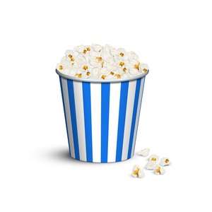 Popcorn containers Cups colorful pattern printed cups folding popcorn paper cups From Indian Manufacture