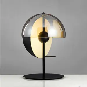 simple post-modern led creative indoor decor bedroom bed hotel villa model room table lamp