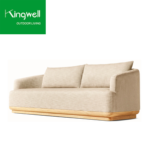 Ensemble canapé moderne d'extérieur en bois Offre Spéciale d'usine <span class=keywords><strong>Salon</strong></span> <span class=keywords><strong>de</strong></span> <span class=keywords><strong>jardin</strong></span> en <span class=keywords><strong>teck</strong></span> pour piscine Côté cour Hôtels Parcs - Product Image 2
