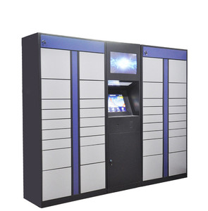 Casier de livraison de colis intelligent électronique extérieur en métal moderne pour les écoles et les gymnases - Product Image 4