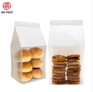 Nhà Máy Trong Kho Trắng Bông Giấy Cắt Lát Bánh Mì Nướng Túi Để Nướng Bao Bì Dây-Edged Bánh Mì Nhà Máy Giá - Product Image 1