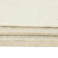 Rouleau de tissu en feutre de laine mérinos 100 % pure, blanchie et colorée, pour la vente en gros, épaisseur 1-3 mm, longueur de fibre industrielle 35-50 mm, 25-26 microns