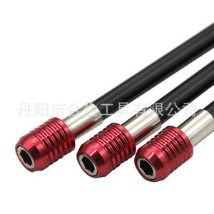 Tige d'extension hexagonale Mr Drill 300 mm, oxyde noir, outil de tournevis industriel avec embout interchangeable à dégagement rapide - Product Image 2