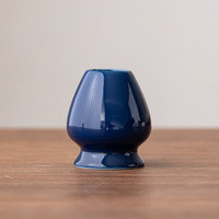 Soporte de Cerámica Rosa Premium para Batidor de Matcha, Herramienta de Mantenimiento para Chasen de Bambú, Batidor de Té Japonés