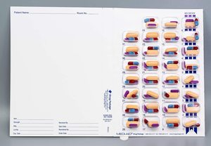 Paquete de blíster de medicamentos con sello en frío mensual, tarjetas de sistema para píldoras, Unidad de dosis de una pieza, Tri-31, Día mensual - Product Image 2