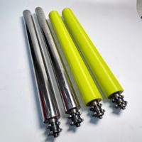 Rouleau de convoyeur motorisé en acier inoxydable galvanisé sur mesure, accessoires de rouleaux de convoyeur à bande pour ligne d'assemblage