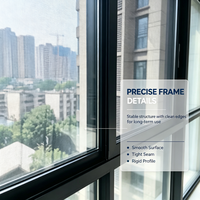Puerta Corredera de Aluminio Personalizada con Vidrio Templado, Impermeable, Horizontal, para Balcón, Sala de Estar, Exterior de Villa
