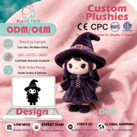 Peluche squelette en coton personnalisée esthétique aux couleurs vives pour la décoration d'Halloween, certifiée EN71, FLAME TOYS