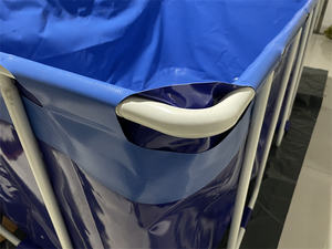 Piscinas Rectangulares Desmontables Plegables de Acero Inoxidable, Piscinas Elevadas de Plástico para Exteriores para Adultos - Product Image 2