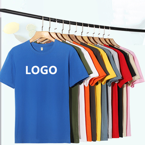 Promotion Custom Logo Men's Oversized T-shirts High Quality Cotton Crew Neck T Shirt Mens Heavyweight Cotton T Shirt