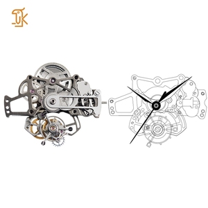 Cơ chế đồng hồ tự động Tourbillon khung xương tùy chỉnh 4HZ, dự trữ năng lượng 45 giờ, 25 chân kính, độ dày 5.6mm, đường kính 30.4mm - Product Image 2