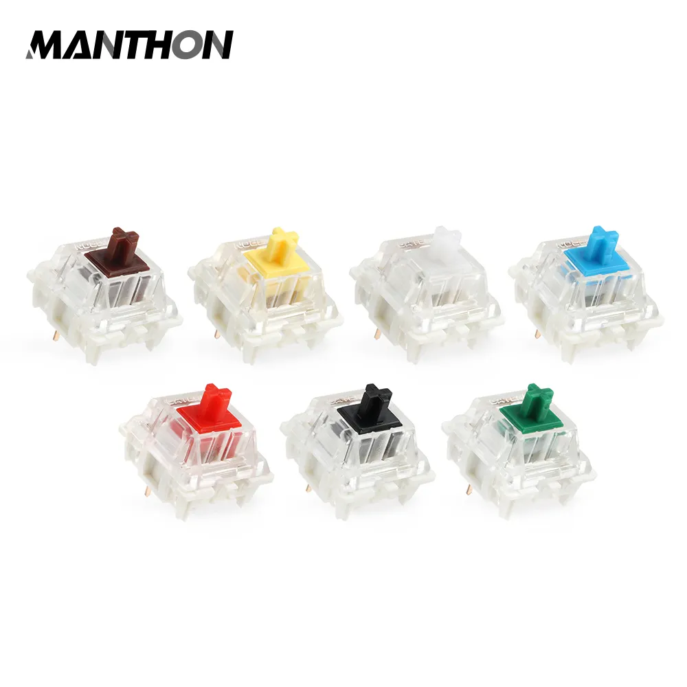 Gateron KS-9 KS 9 Yellow Green Clear Red Black Brown Blue 3pin Switches for MX Mechanical Keyboard Switches