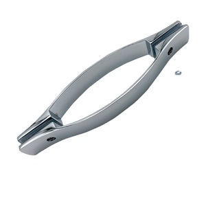 มือจับห้องอาบน้ำ Kellyto K206 ทำจากโลหะผสมสังกะสี รูปทรงโค้ง สีโครเมียมด้าน สีดำด้าน สีสั่งทำพิเศษ ปรับระยะห่างระหว่างรูได้ ติดตั้งง่าย - Product Image 3