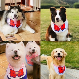 Thắt Lưng Nylon Và Khóa Nhựa Chất Liệu Thiết Kế Thời Trang Chống Thấm Nước Yếm Mát Cho Thú Cưng Yếm Cho Chó Samoyed Alaska <span class=keywords><strong>Husky</strong></span> - Product Image 5