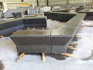 Shandong Pierre Gris Noir Granit <span class=keywords><strong>Prix</strong></span> Par <span class=keywords><strong>M2</strong></span> Route Pavage Pierre Kerbstone Curbstone - Product Image 6