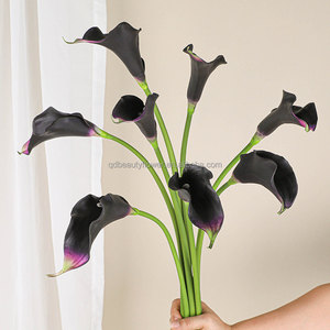 L-059 Fleur artificielle Calla Lily blanche faite à la main, fleur décorative pour mariage, Pâques, en vrac, effet réaliste, fausse Calla Lily - Product Image 4