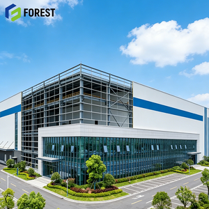 Hub logistique industriel polyvalent en acier structurel avec système de toiture à panneaux solaires, usine certifiée ISO9001 - Product Image 1