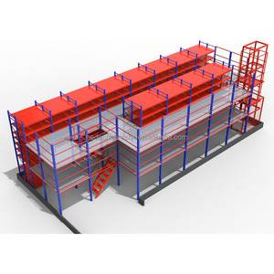 Plataforma de entrepiso industrial, sistema de estanterías para entrepiso, estanterías para entrepiso de almacén - Product Image 6