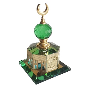 Bouteille de parfum en cristal, modèle du <span class=keywords><strong>Rock</strong></span>, Souvenir musulman, religieux, - Product Image 4