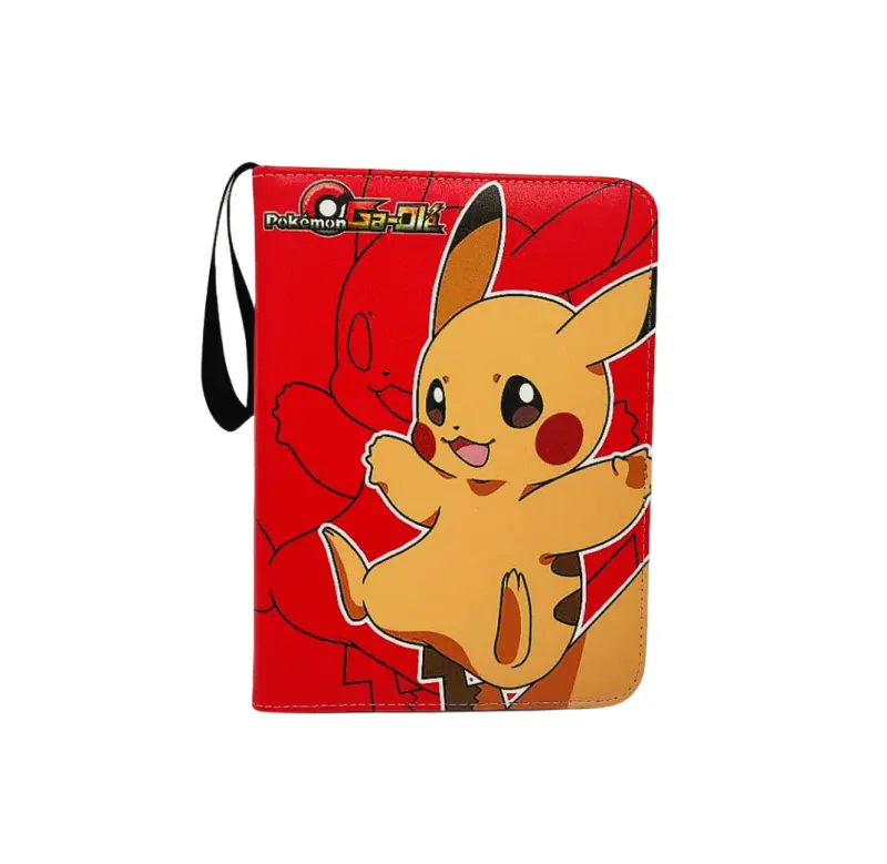 PE Board Crianças Game Card Holder Hard Shell Armazenamento totalmente com zíper Livro Estilo Grande Capacidade Bag Pai-Filho Game Card ba