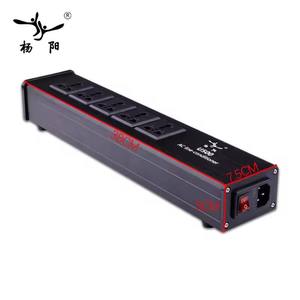 YYAUDIO <span class=keywords><strong>prise</strong></span> 5 positions 15A 50-60KHz haut de gamme <span class=keywords><strong>Hifi</strong></span> cinéma Audio filtre d'alimentation secteur Audio bruit puissance conditionneur puissance purificateur - Product Image 6