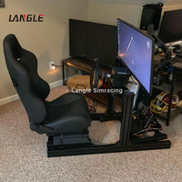 Juego completo de simuladores de carreras profesionales F1 6DOF Racing Simulator 3060 Marco de juego de conducción