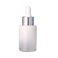 Flacon compte-gouttes en verre bleu marine et rose nacré de 30 ml et 50 ml pour sérum cils, idéal pour l'emballage de produits cosmétiques et de soins de la peau