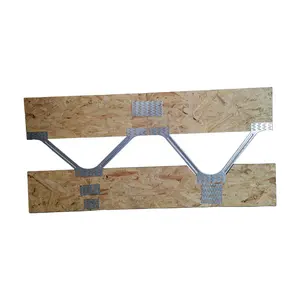 Techo Truss Floor Joist Metal Web Joist Hanger Conexión de madera Marco de construcción de madera