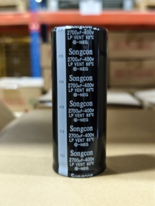 Condensador Electrolítico de Aluminio Songcon Serie LP 2700uf 400v 20% 85 2000h POLAR de Montaje Rápido - Product Image 2