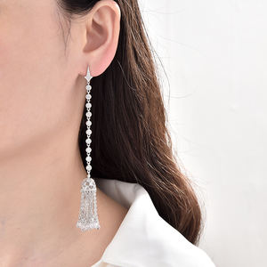 Vente <span class=keywords><strong>en</strong></span> gros de boucles d'oreilles de haute qualité <span class=keywords><strong>en</strong></span> argent 925 pour fille. - Product Image 2